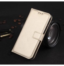 HUAWEİ Y6 2019 KARTLIKLI CÜZDAN KILIF (DELUXE WALLET CASE) GOLD
