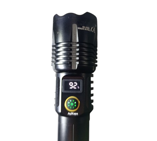 1500 Lümen TG Led 2800 mAH Zoom Özellikli Şarj Edilebilir El Feneri SK3300