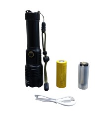 1500 Lümen TG Led 2800 mAH Zoom Özellikli Şarj Edilebilir El Feneri SK3300