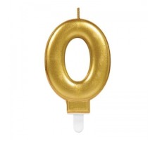 0 Rakam Mum Gold Renk