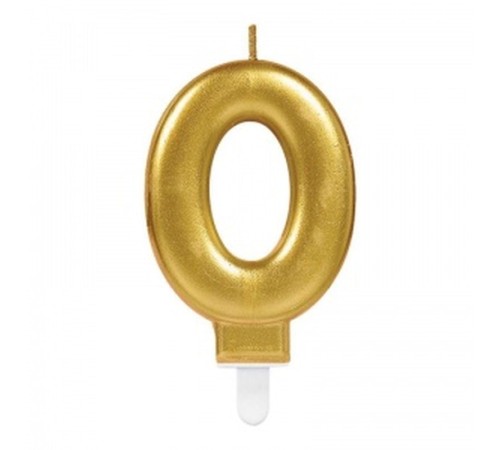 0 Rakam Mum Gold Renk