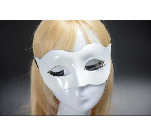 Beyaz Renk Masquerade Kostüm Partisi Venedik Balo Maskesi