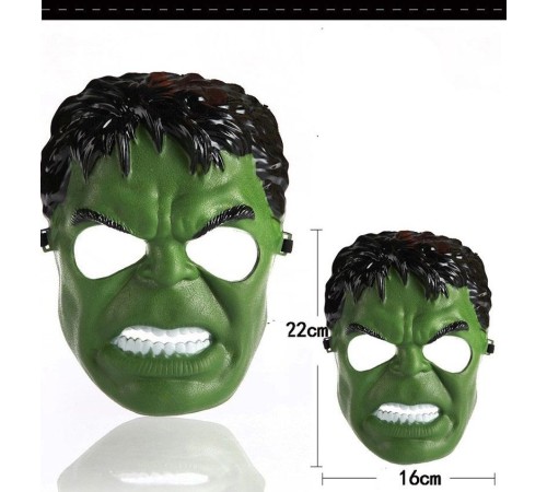 Yeşil Renk Süper Kahraman Dev Adam Hulk Maskesi