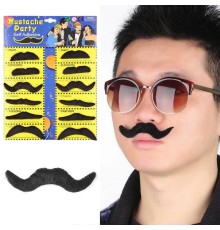 Kostüm Partisi Takma Bıyık 6 Model 12 Adet