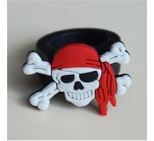 Kuru Kafa Şekilli Çocuk Uyumlu Plastik Korsan Yüzüğü