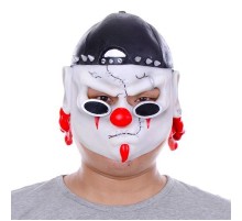 Lateks Şapkalı Gözlüklü Beyaz Maske