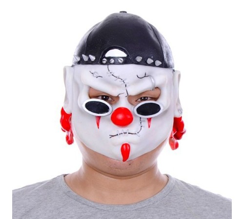 Lateks Şapkalı Gözlüklü Beyaz Maske