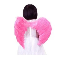 Pembe Renk Bebek Boy Küçük Melek Kanadı 40X55 cm