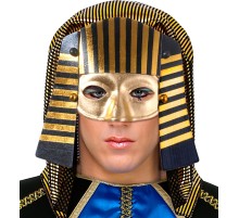 Mısırlı Maskesi Lastik Aparatlı Firavun Maskesi 21x23 cm