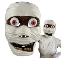 Sallanan Yaylı Oynar Gözlü Mumya Maskesi