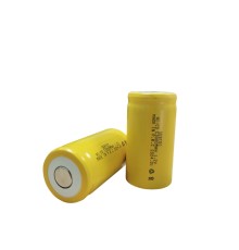 1.2V 3000 Mah - C Orta Boy - Ni-CD Şarjlı Pil - (Başsız / Flat Head)