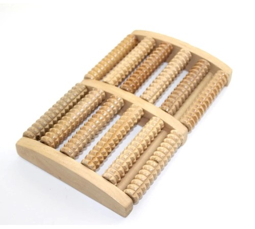 12 Silindirli Ahşap Ayak Masaj Aleti MZ-511A