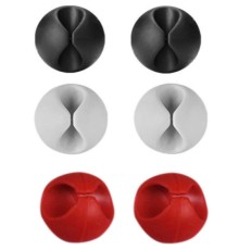 Yapışkanlı Kablo Sabitleyici Düzenleyici 6'lı Paket MZ2023-38