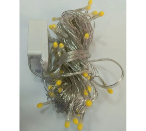 10 M 100 Led Damla Uçlu Led Işık Gün Işığı Şeffaf Kablo