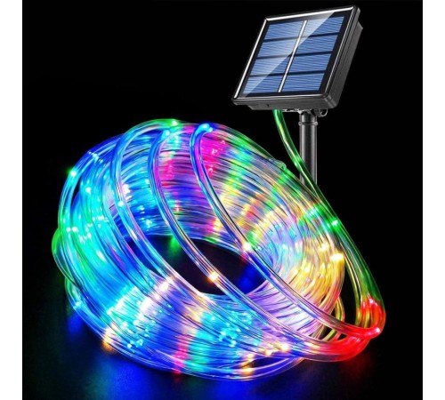 100 Led 10 M Solar Led Işık RGB MZ51