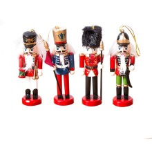 Kurşun Asker Ahşap Dekoratif Eşya 13 Cm 4 Lü Set