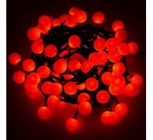 5 M 28 Led Kırmızı Işık Siyah Kablo Fişli