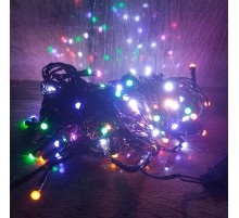 10 M 100 Led Damla Uçlu Led Işık RGB Işık Siyah Kablo