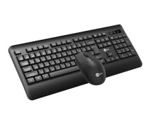 LECO-KW202 Kablosuz Klavye Mouse Set Siyah