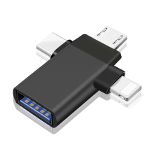 ZR172 Siyah T Otg Çoğaltıcı Aparat