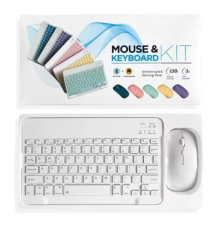 ZR20Km Beyaz Kablosuz Klavye Mouse Set