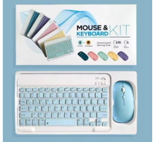ZR20Km Mavi Kablosuz Klavye Mouse Set