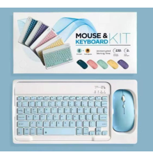 ZR20Km Mavi Kablosuz Klavye Mouse Set