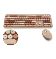 Mofii Kahverengi Sweet Dm Klavye Mouse Set