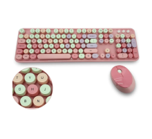 Mofii Pembe Sweet Dm Klavye Mause Set