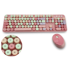 Mofii Pembe Sweet Dm Klavye Mause Set