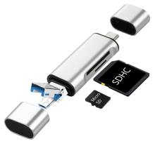 ZR825 Type-C Usb 3 İn 1 Card Reader