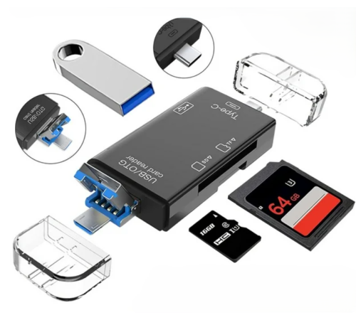 ZR826 Atud-05 6 İn 1 Otg Card Reader