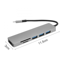 Airsky Hc74C 6 İn 1 Hdmı Çevirici