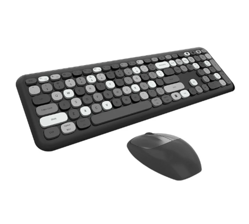 Mofii No666 Siyah Gri Klavye Mouse Set