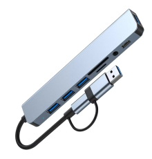 Byl 2218Tu Support 8 İn 1 Type-C Usb Çevirici