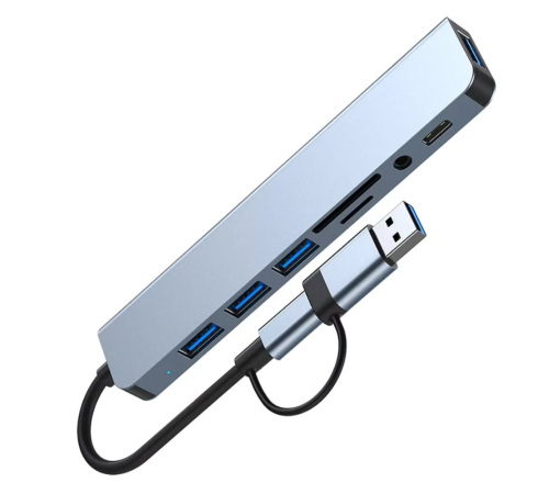 Byl 2218Tu Support 8 İn 1 Type-C Usb Çevirici
