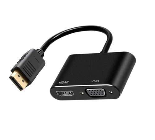 ZR723 Dp To Hdmı+Vga Çevirici