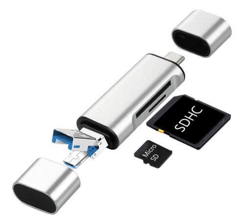 ZR825 Type-C Usb 3 İn 1 Card Reader