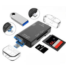 ZR826 Atud-05 6 İn 1 Otg Card Reader