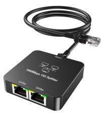 ZR861 Rj45 1To2 Gigabit Splitter Adaptör