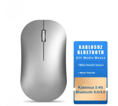 Hp Dm10 Gümüş Bluetooth Wireless Mouse