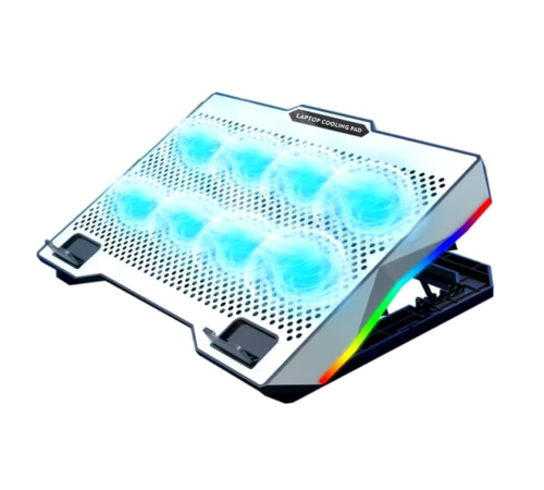 ZR S608 Rgb 8 Fan Metalik Laptop Suğutucu