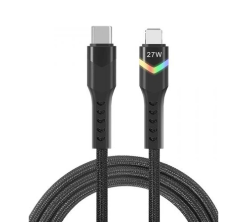 ZR536 Type-C To Lightning 27W Ledli Pd Kablo 1 M