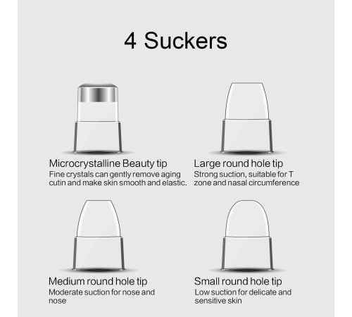 Vakumlu Siyah Nokta ve Akne Temizleme Cihazı C1