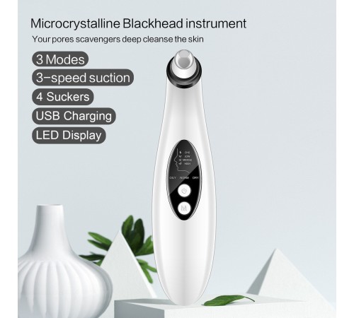 Vakumlu Siyah Nokta ve Akne Temizleme Cihazı C1