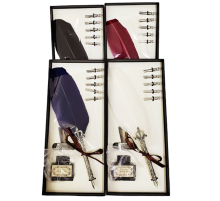 Tüylü Masaüstü Divit Kalem Seti