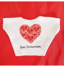 Seni Seviyorum Baskılı Tişört