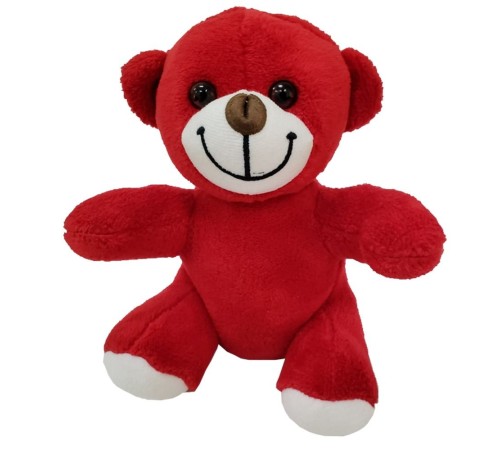 Sevimli Kırmızı Oyuncak Peluş Ayıcık