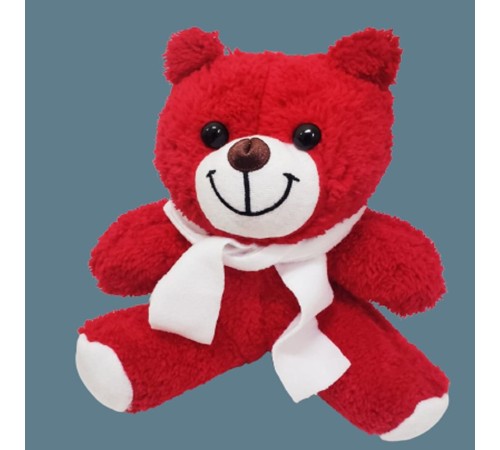 Kırmızı Peluş Oyuncak Ayıcık