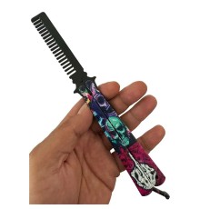 Metal 21 Cm Tarak Kurukafa Tasarımlı